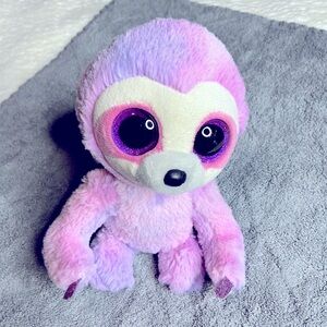 Purple and Pink Plush Sloth Toy